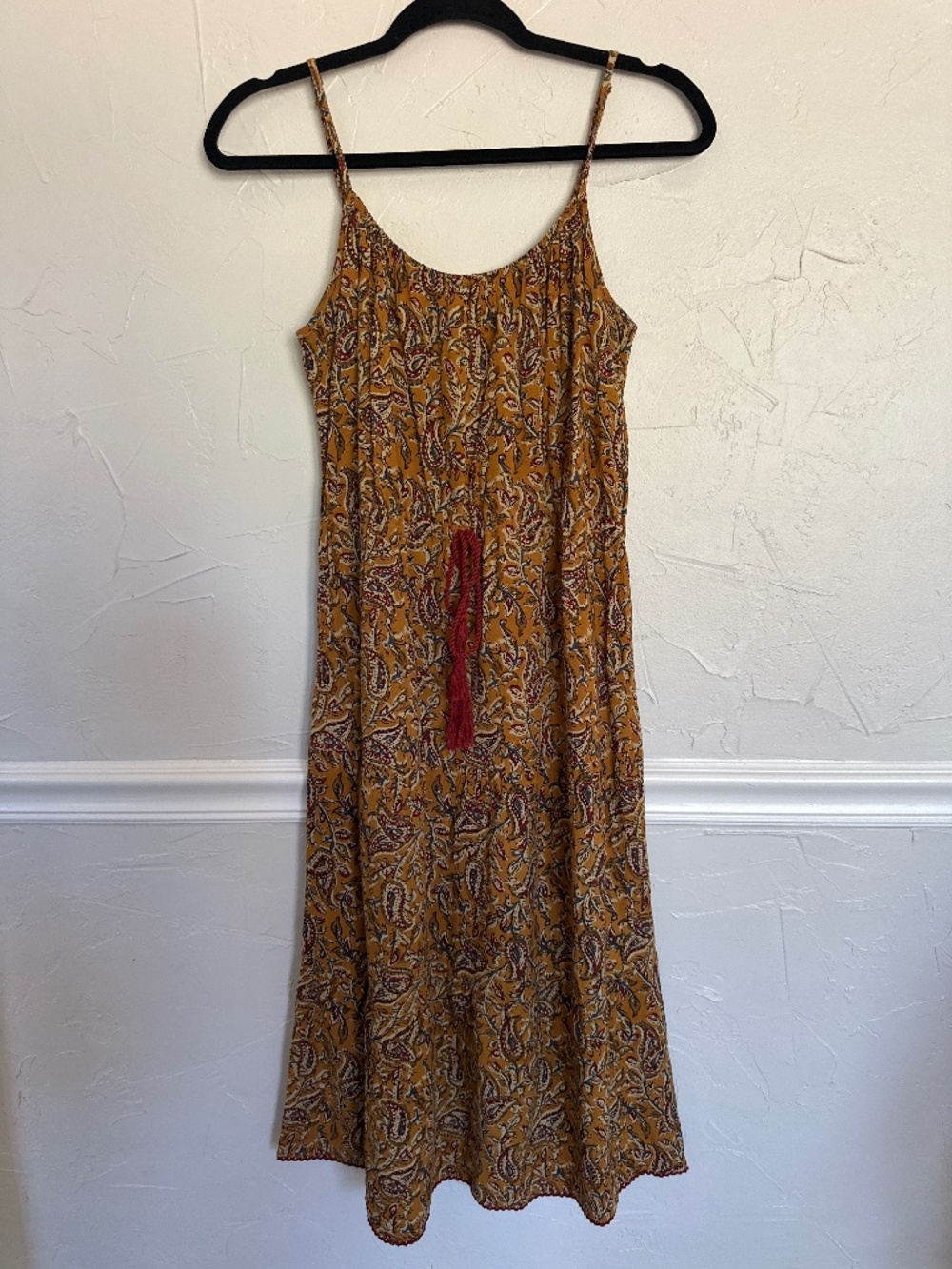 Natural Life Paisley Boho Midi Dress S